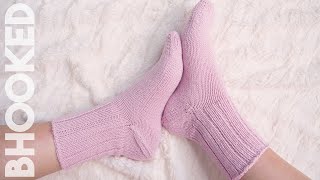 PART ONE How to Knit Socks for the first time [upl. by Gran]