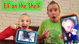 Elfie Selfies Hilarious Elves Prank Dads Phone [upl. by Einnol]