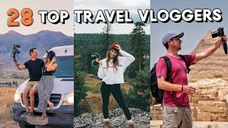 28 TOP TRAVEL VLOGGER channels to follow [upl. by Decato]