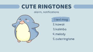 CUTE RINGTONES amp NOTIFICATION SOUNDS FREE  Zedge [upl. by Ennailuj]