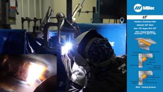 Welding Certification Position 4F Overhead Fillet Weld [upl. by Hcirdeirf]