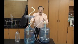 Water Demonstrations part twoHeros Fountain  Homemade Science with Bruce Yeany [upl. by Iphagenia]