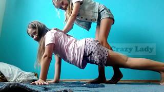 Gymnastic Challenge  cousin sisters [upl. by Arianne]