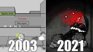 Evolution of Game Over Screen in Madness Combat Games 20032021 [upl. by Anerev284]