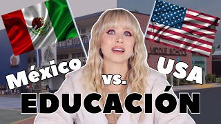 DIFERENCIAS MARCADAS entre la escuela en México y USA  Superholly [upl. by Elleval]