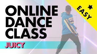 Online dance class for beginners  Juicy  Vincent Vianen [upl. by Inglebert]