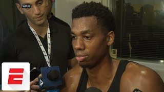 Heats Hassan Whiteside talks about rant after being benched late in close game  NBA on ESPN [upl. by Mossman]