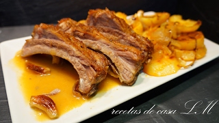 COSTILLAS A LA CERVEZA RECETA FÁCIL [upl. by Maddy]