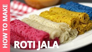 How to make Roti Jala Malaysia National Day Edition — Recipe by Plated Asia [upl. by Gris]