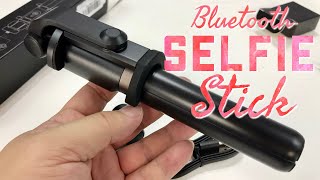 Selfie Stick with Detachable Bluetooth Remote and Tripod Review [upl. by Jaela]