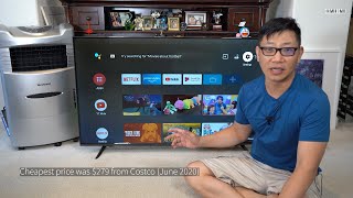 HiSense H65 Series 55quot TV Unboxing AndroidTV Setup and Initial Impressions Review [upl. by Sirah]