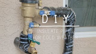 How to Insulate Pipes for Cold Weather [upl. by Aiht]