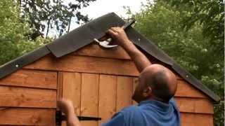 How to Felt a Shed Roof Easy StepbyStep DIY Shed Roof Repair Guide  Felting a Shed Roof [upl. by Boehike217]