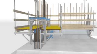 Bitschnau Slipform Animation Gleitschalung Slipforming FUTURA System [upl. by Clem]