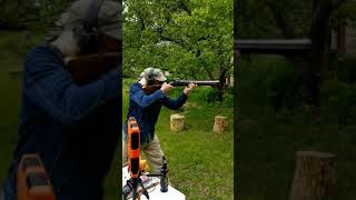 Shooting a 4 Bore Blunderbuss [upl. by Ardeid706]