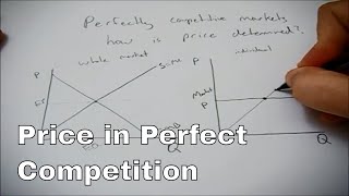 How price is determined in perfect competition [upl. by Clarie]