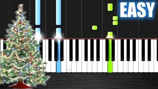 Wham  Last Christmas  EASY Piano Tutorial by Plutax  Synthesia [upl. by Rexferd521]