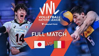 🇯🇵 JPN vs 🇮🇹 ITA  Full Match  Mens VNL 2022 [upl. by Ogdon]