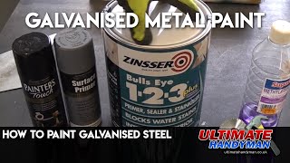 How to paint Galvanised steel [upl. by Lorette]