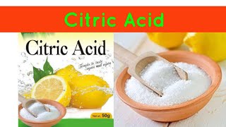 Citric Acid uses [upl. by Oibaf]