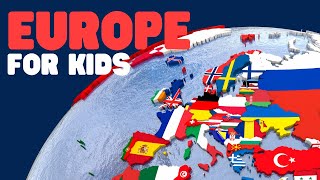 Europe for Kids  Learn interesting facts and History about the European Continent [upl. by Lynus272]