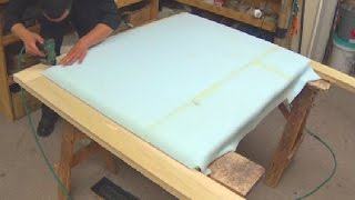 DIY HOW TO UPHOLSTER A HEADBOARD  ALO Upholstery [upl. by Hadrian]