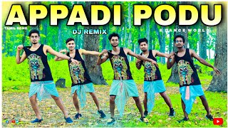 Appadi Podu  Dj Remix  Dance Cover  S Dance World [upl. by Nosnhoj]