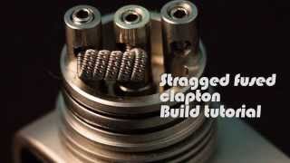 Stragged fused clapton coil build tutorial [upl. by Freeman]