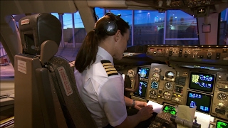 Qantas 767 Cockpit  Sydney Airport [upl. by Schweiker659]