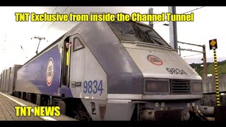 TNT Exclusive from inside the Channel Tunnel [upl. by Lourdes760]