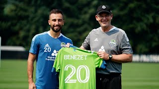 Interview Nicolas Benezet on joining Seattle Sounders FC [upl. by Aseeram435]