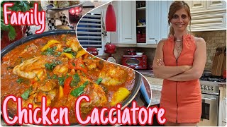 How To Make THE BEST Chicken Cacciatore  Rustic Family Recipe [upl. by Kiyoshi742]