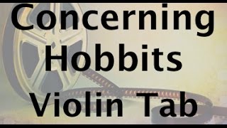 Learn Concerning Hobbits on Violin  How to Play Tutorial [upl. by Kurys667]