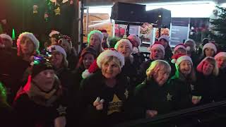 WHAT CHRISTMAS MEANS TO ME Rock Choir at Birkdale Lights Switch On 1st December 2024 [upl. by Theola559]