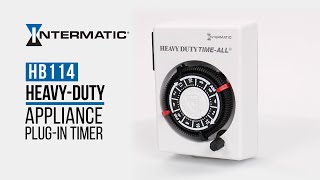 Introducing the HB114 HeavyDuty PlugIn Timer from Intermatic [upl. by Katie]