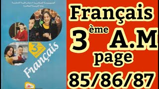 القصة التاريخية فرنسية سنة ثالثة متوسط ص le récit historique Français 3AM page 858687878685 [upl. by Kingsly337]