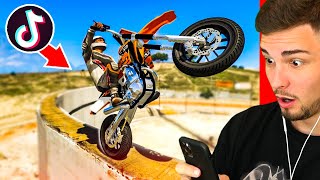 VIRALE GTA 5 STUNTS auf TIK TOK NACHMACHEN 70 [upl. by Dripps]