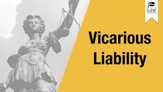 Tort Law  Vicarious Liability [upl. by Alain]