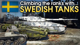 Climbing the ranks with SWEDISH TANKS  War Thunder [upl. by Supmart]