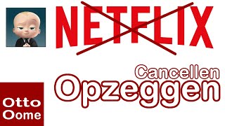 Netflix Abonnement Opzeggen  Netflix cancellen [upl. by Rein]