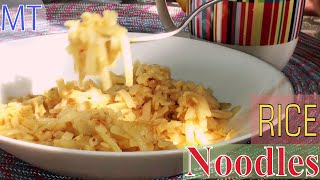 Easy Rice Noodles Recipe [upl. by Harbot]