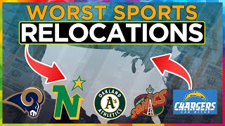 Five WORST Sports Team Relocations [upl. by Troyes401]