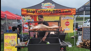 How to cook on Santa Maria Pit built by Jas Torres w Jealous Devil Charcoal  Harry SlapYoDaddyBBQ [upl. by Amin201]