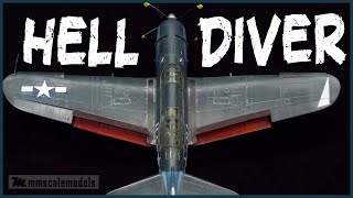 172  Curtiss SB2C4 Helldiver  Cyber Hobby scale aircraft build [upl. by Milstone431]