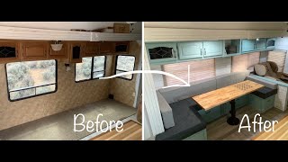 DIY RV Dining Area Makeover [upl. by Cobbie]