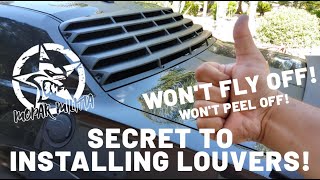 Secret to Installing Louvers [upl. by Miksen534]