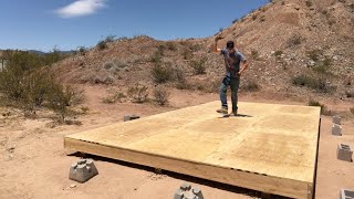 12x24 DIY Shed Build Part 1  Floor [upl. by Matthia759]