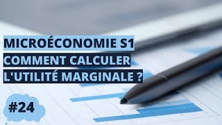 Comment calculer l’utilité marginale de x et y  Microéconomie S1 [upl. by Rramel]