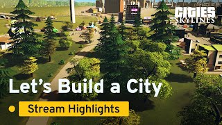 Beginners Guide 2  Districts leisure and paths  Cities Skylines [upl. by Svetlana]