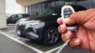 2022 Hyundai Tucson  How To Use Remote Start amp Park Assist [upl. by Krenek]